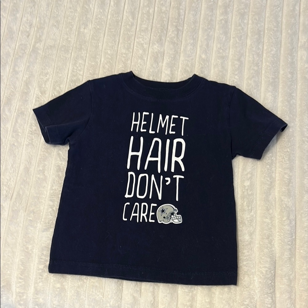 Kids Navy Blue Graphic T-Shirt